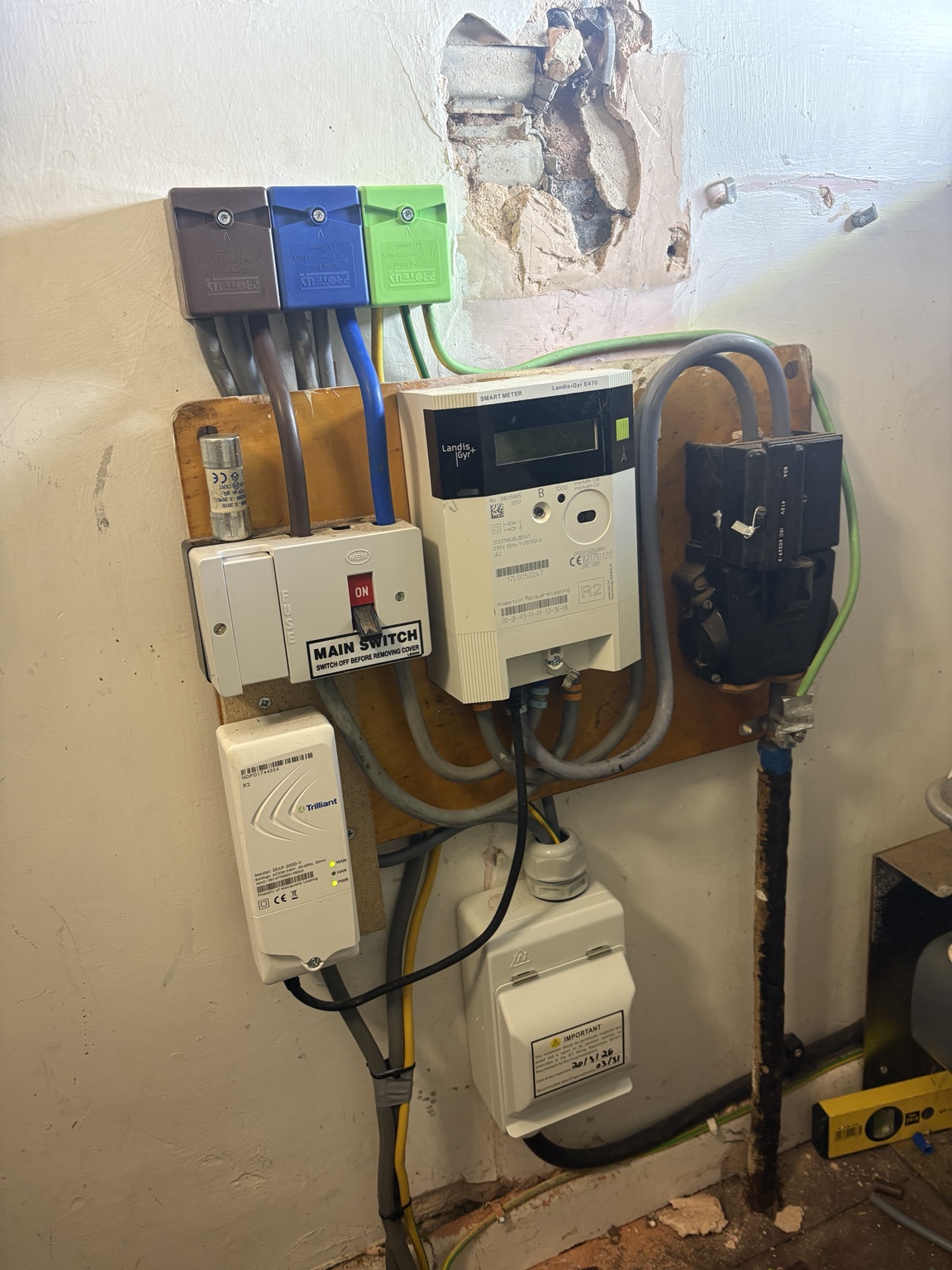 Electrical meter and service equipment